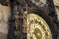 Detail of the Prague Astronomical Clock Royalty Free Stock Photo