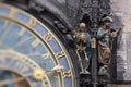 Detail Of The Prague Astronomical Clock Orloj In The Old Town