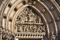 Detail of Prague gothic cathedral