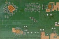 Detail of the printed circuit of an electronic board Royalty Free Stock Photo