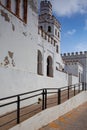 Detail of Public Library, Tarifa , Andalusia, Spain Royalty Free Stock Photo