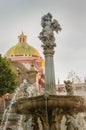 Puebla Cathedral in Puebla, Mexico Royalty Free Stock Photo