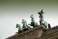 Detail of the Quadriga of the Brandenburg Gate Royalty Free Stock Photo
