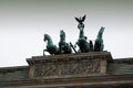 Detail of the Quadriga of the Brandenburg Gate Royalty Free Stock Photo