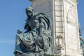 Detail of Queen Victoria statue in front of Hull City Hall Royalty Free Stock Photo