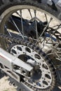 Detail of racing motor cycle Royalty Free Stock Photo