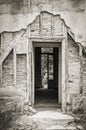Detail of a ramshackle house Royalty Free Stock Photo