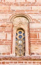Detail from Ravanica monastery in Serbia Royalty Free Stock Photo