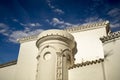 Detail of the rear of the convent of the Holy Spirit and Sisters of the Cross in Carmona, Seville Royalty Free Stock Photo