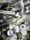 Old broken light bulbs Royalty Free Stock Photo