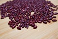 Red beans on a table Royalty Free Stock Photo