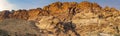 Panorama Red Rock Canyon, detail of red rocks, Las Vegas, Nevada.