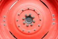 detail of a tractor wheel Royalty Free Stock Photo