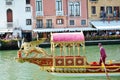 Detail, Regata Storica in Venice Royalty Free Stock Photo