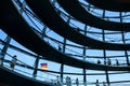 The detail of the Reichstag in Berlin.