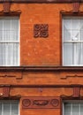 Detail of facade in London. England Royalty Free Stock Photo