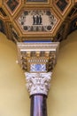 Detail of a richly decorated corinthian pillar