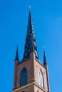 Detail of Riddarholm Church Riddarholmskyrkan. Old town in Stockholm.