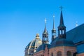 Detail of Riddarholm Church Riddarholmskyrkan. Old town in Stockholm.