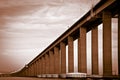 Detail of the Rio-Niteroi bridge Royalty Free Stock Photo