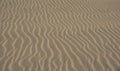 ripple marks on a sandy beach Royalty Free Stock Photo