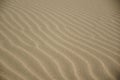 ripple marks on a sandy beach Royalty Free Stock Photo