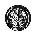 Detail Robot helmet illustration design