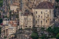 Detail of the Rocamadour French village