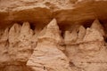 Detail of Rock Formations in Castle Rock Badlands