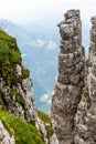 Detail rocks in Alps. Austria