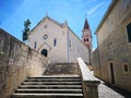 Tourism In Croatia / Brac Island / Church In Postira Royalty Free Stock Photo