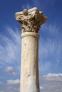 Detail of a roman column Royalty Free Stock Photo