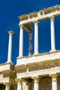 detail of Roman Theatre, Merida, Badajoz Province, Extremadura Royalty Free Stock Photo