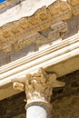 detail of Roman Theatre, Merida, Badajoz Province, Extremadura Royalty Free Stock Photo