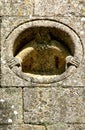 Detail of Romanesque monastery of Paco de Sousa in Penafiel