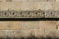 Detail of romanesque monastery of Paco de Sousa in Penafiel