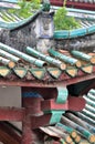 Detail of roof and eave, Chinese old architecture