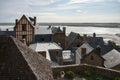 Mont Saint Michel buildings Royalty Free Stock Photo