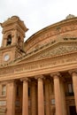 Detail of the Rotunda of Mosta facade. Mosta. Malta Royalty Free Stock Photo