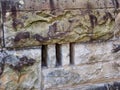 Ventilation Vent on Old Sandstone Building Foundations, Sydney, Australia