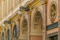 Detail of the Royal gallery Saint Hubert in Brussels, Belgium Royalty Free Stock Photo