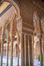 Alhambra Nazaries palace, Granada, Spain Royalty Free Stock Photo