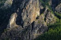 Detail of the rugged west face of Mount Si in the Washington Cascades