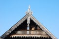 Detail of russian house in colony Alexandrowka in Potsdam Royalty Free Stock Photo