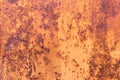 Detail rusted metal texture for background. Damaged metallic surface with copy space.