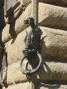 Detail from rusticated facade of Palazzo Strozzi in Florence, by architect Michelozzo Michelozzi 1396-1472, Italy, 15th Royalty Free Stock Photo