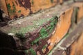 Detail of rusty fence