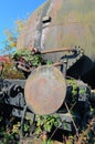 Detail of an rusty wagon