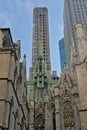 Detail of Saint Patrick cathedral, New York Royalty Free Stock Photo