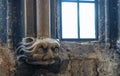 The detail in Saint Stephen`s Cathedral Stephansdom. Wien. Vienna. Austria. Royalty Free Stock Photo